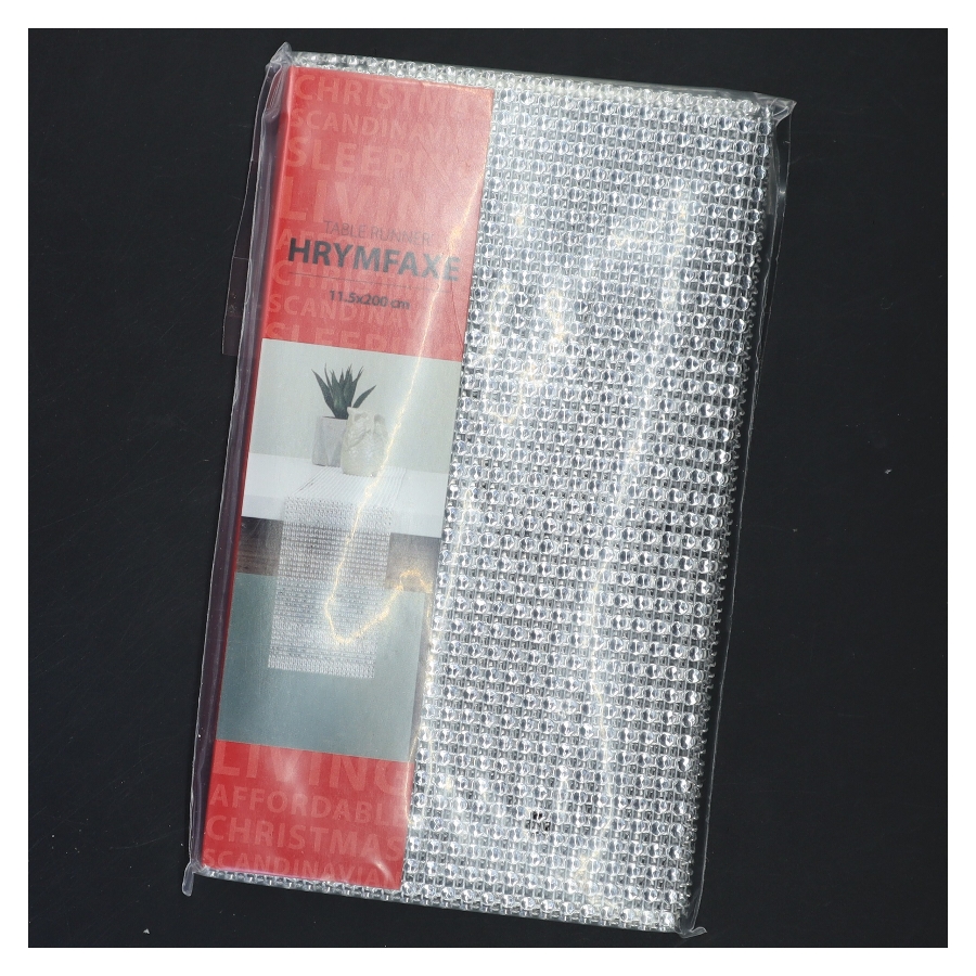 Sølv bordløber 11,5x200 cm fra Jysk (str. 11,5x200 cm)