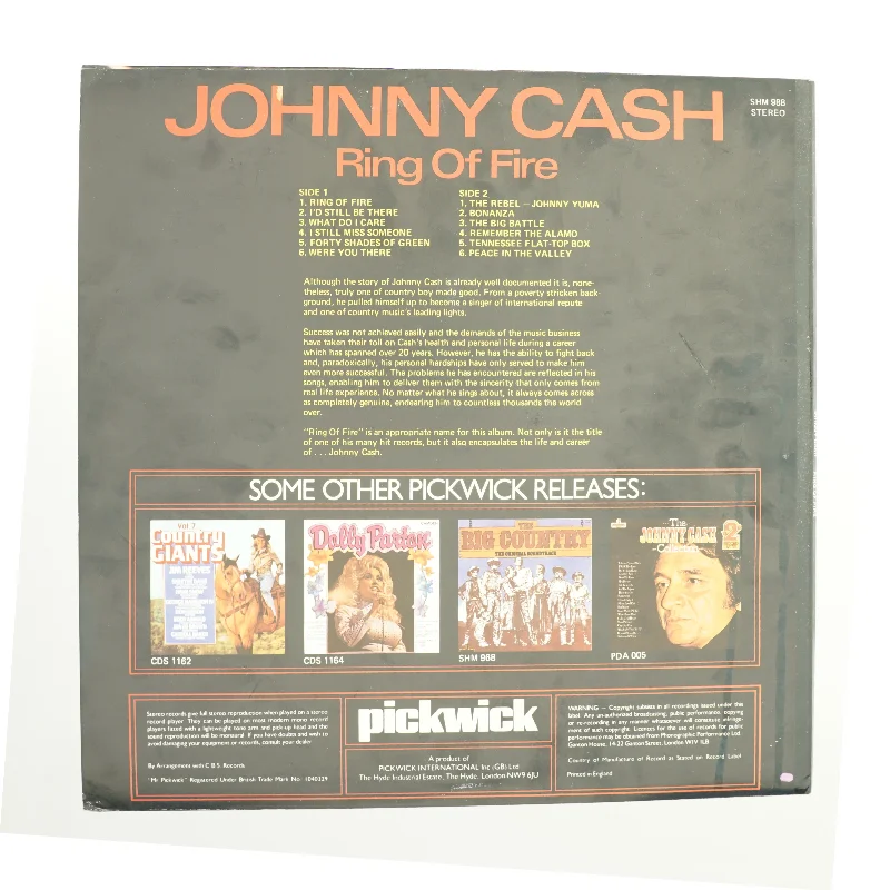 Johnny Cash Ring of Fire