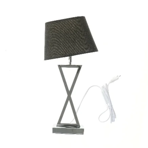 Bordlampe med sort skærm (str. 46 cm)