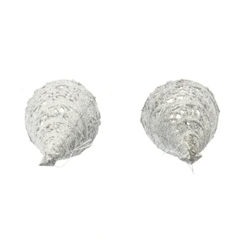 Sølv glitrende dekorationstræer (str. 24 cm)