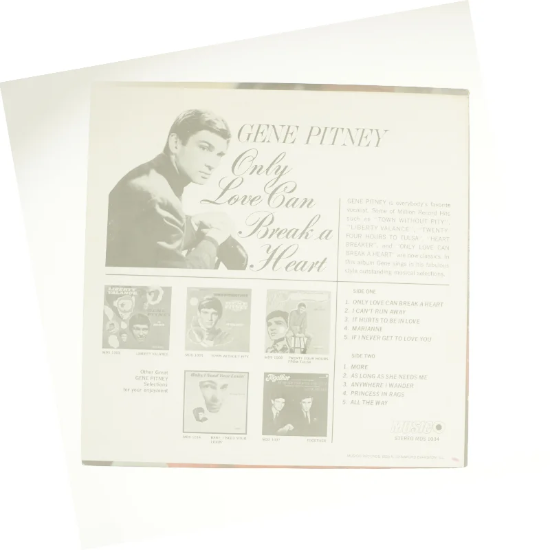 Only love can break a heart af Gene Pitney