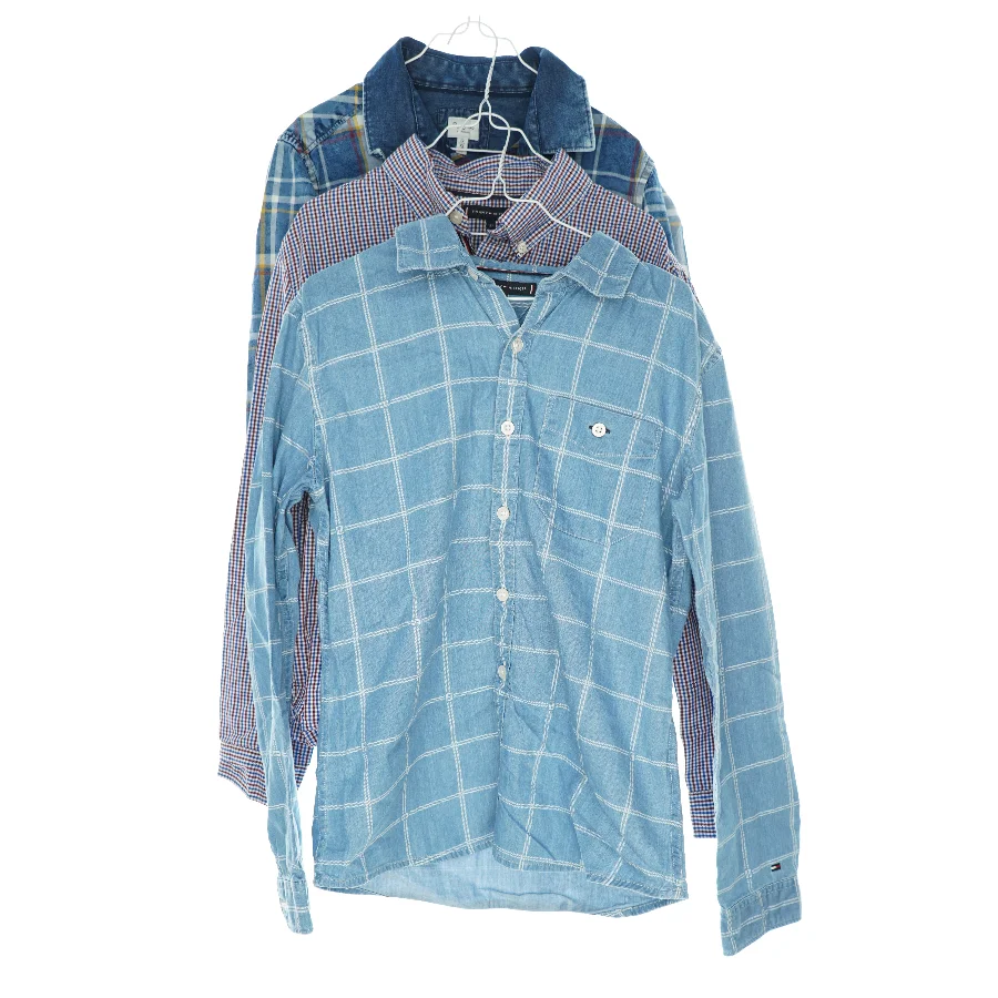 Skjorte (3 stk.) fra Pepe Jeans og Tommy Hilfiger (str. 152 cm)