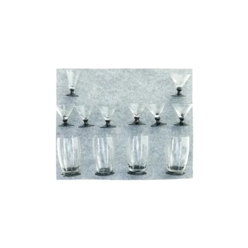 Lyngby glas, Urania - med ranke. 12 stk.