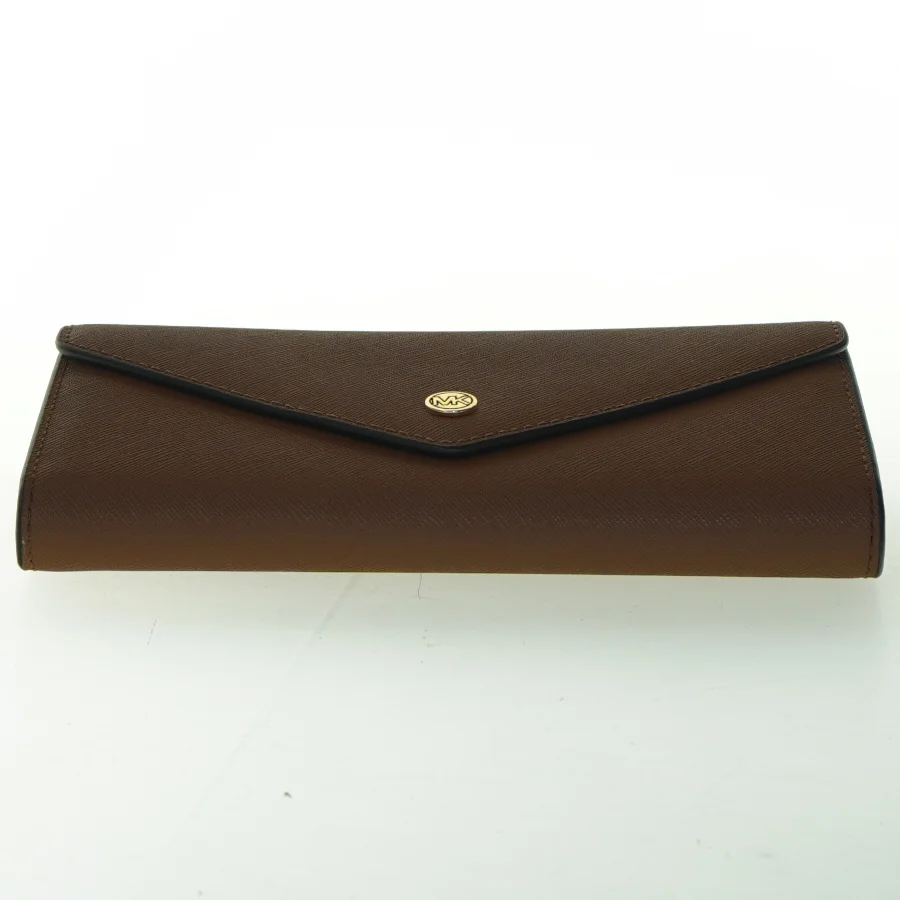 Cognacfarvet dame læderpung Jet Set fra Michael Kors (str. 19x10 cm)