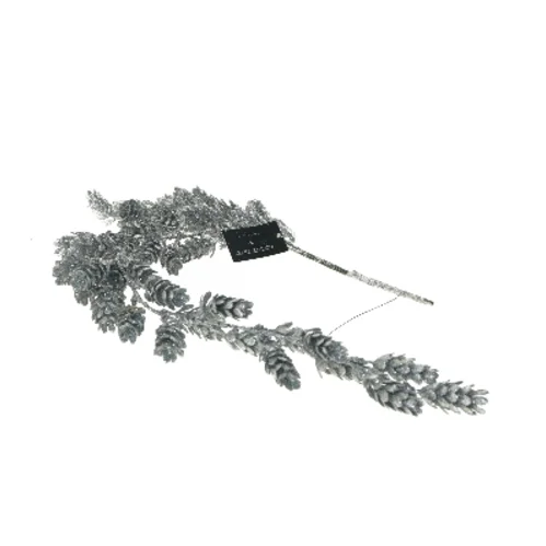 Dekorationsgren med glimmer (str. 80 cm)