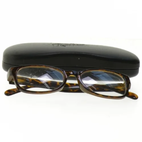 Tortoise-shell briller med Ray-Ban etui (str. 14 cm)
