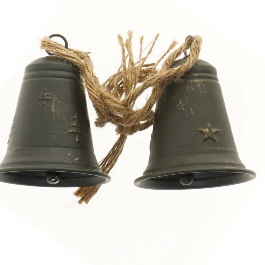 Juleklokker med snor (str. 11 cm)