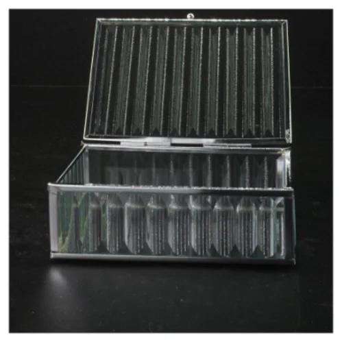 Dekorativ glasboks (str. 13x9x4,5 cm)