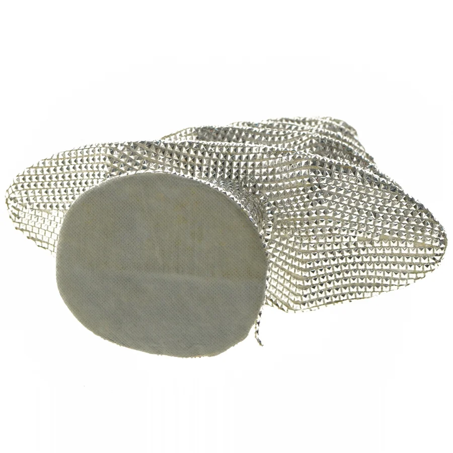 Stort sølvfarvet dekorativt juletræ (str. 58x36 cm)