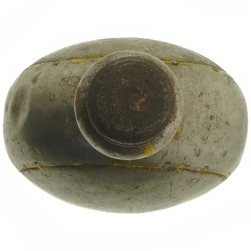 Dekorativ Vintage metal flaske med træprop (str. 30x25 cm)