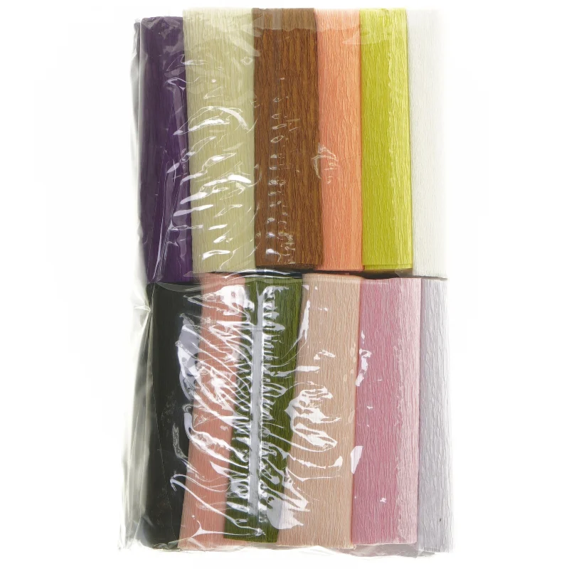 Crepepapirblomster sæt fra Wolly & Co (str. 26x16 cm)