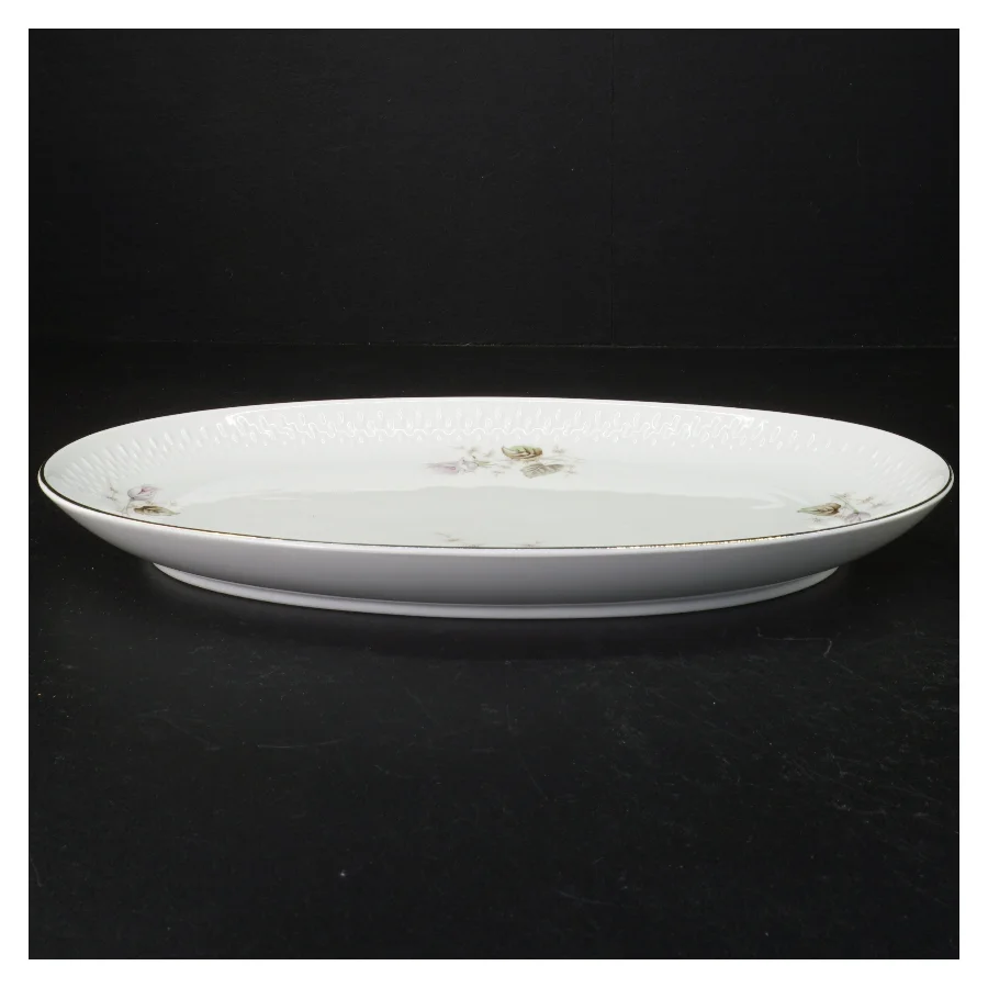 Ovalt fad med blomstermotiv fra Edelstein (str. 33 x 21 cm)