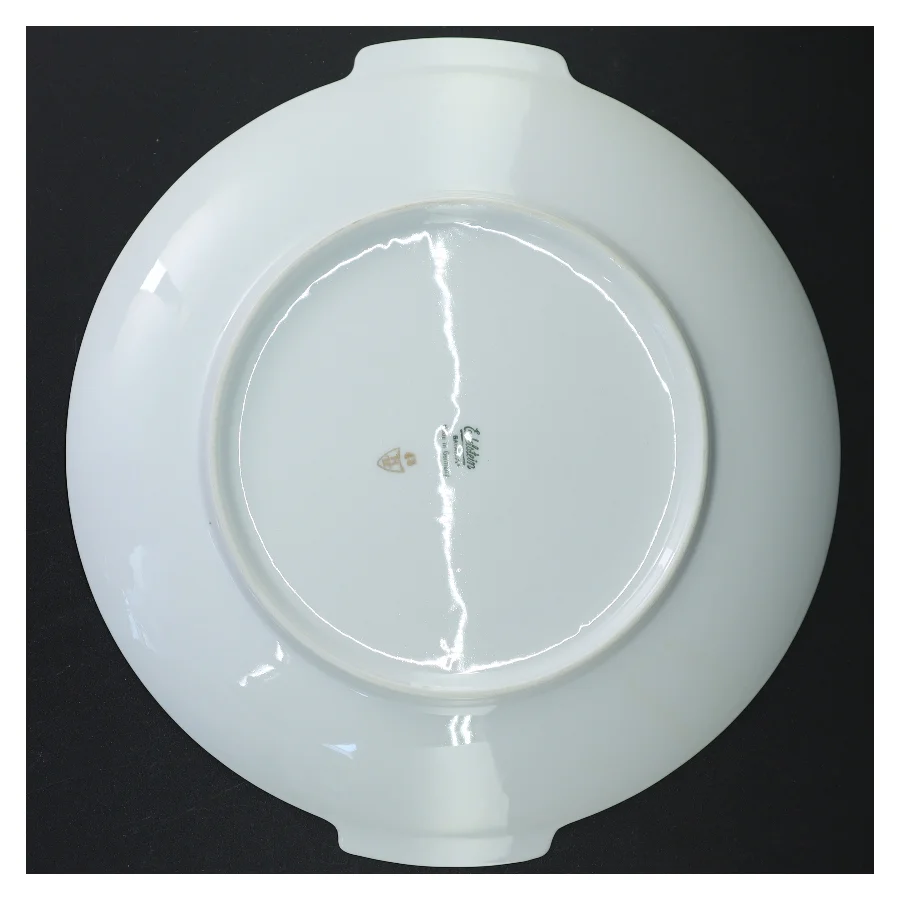 Porcelæns fade x 2 med rosendekoration fra Edelstein (str. 30 cm)