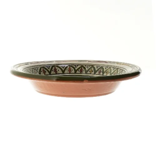 Marokkansk keramisk skål (str. Ø 36 cm)