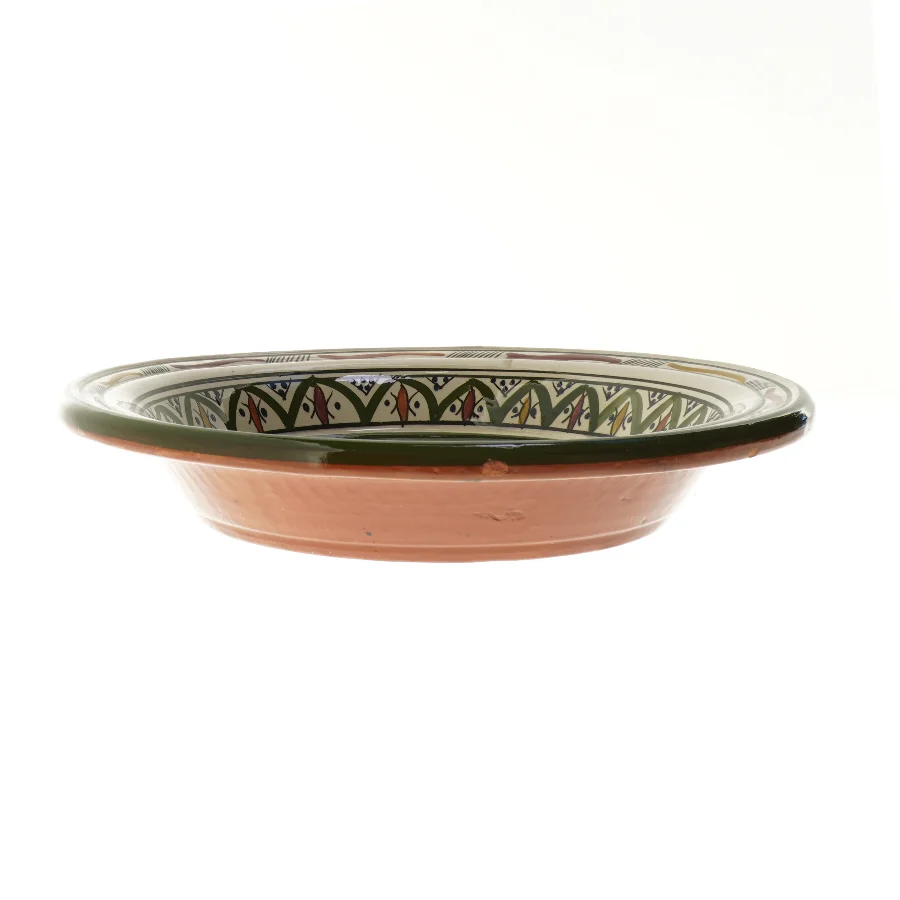Marokkansk keramisk skål (str. Ø 36 cm)
