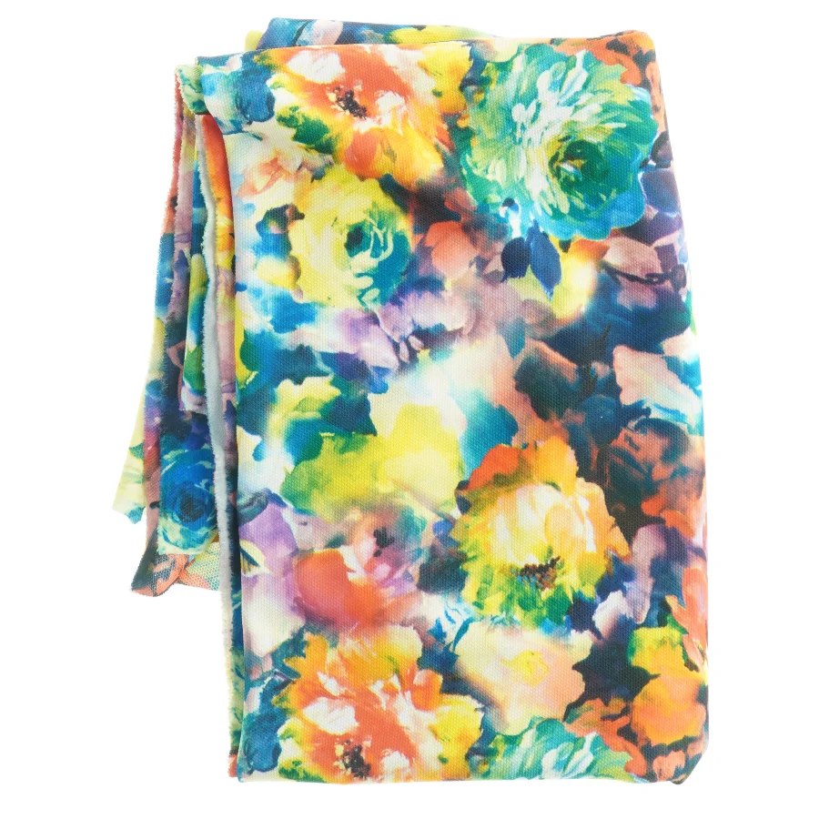 Blomstret stof (str. 100 x, 150 cm)