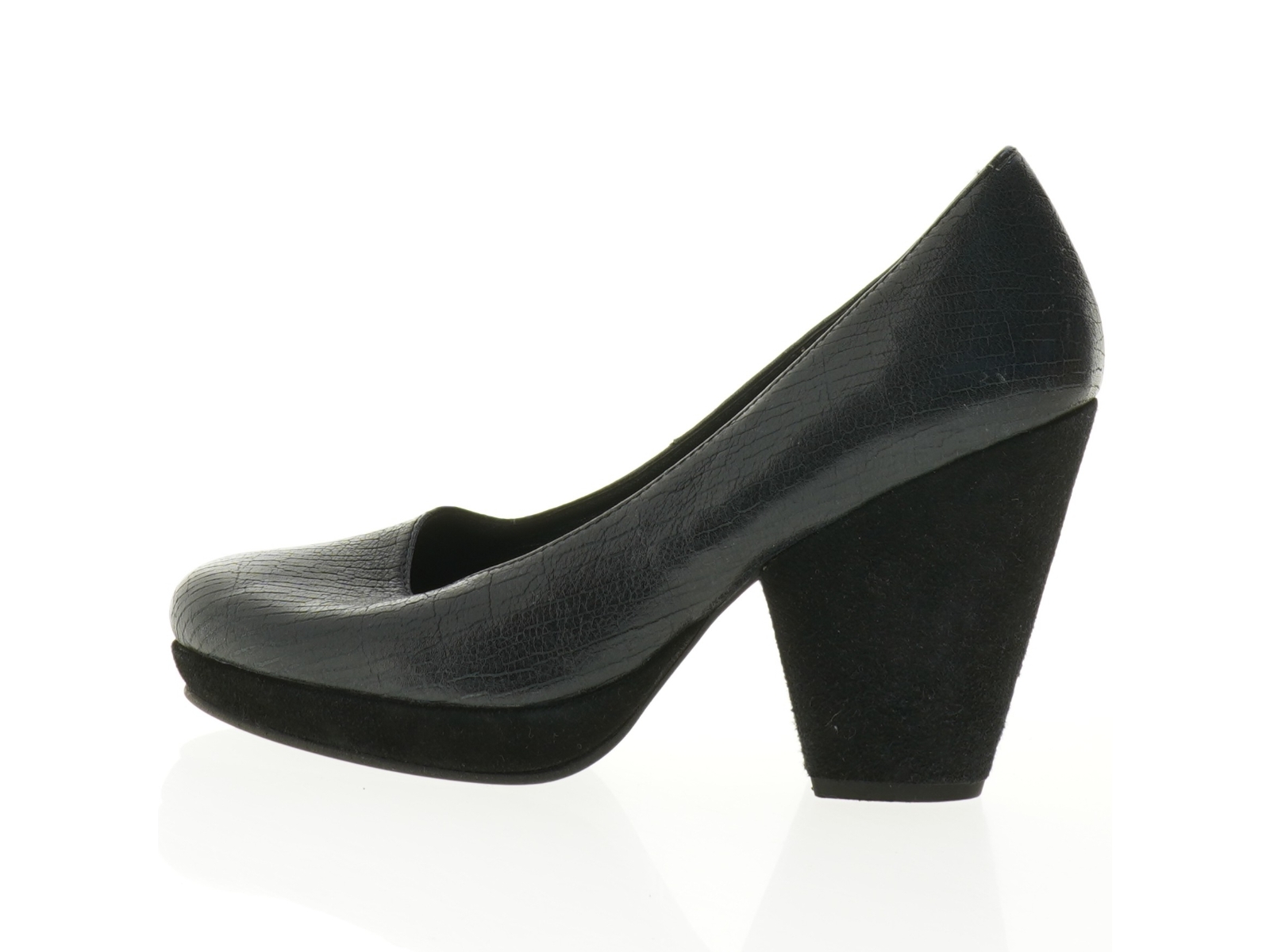 Sorte pumps i læderlook fra Gardenia Copenhagen (str. 39)