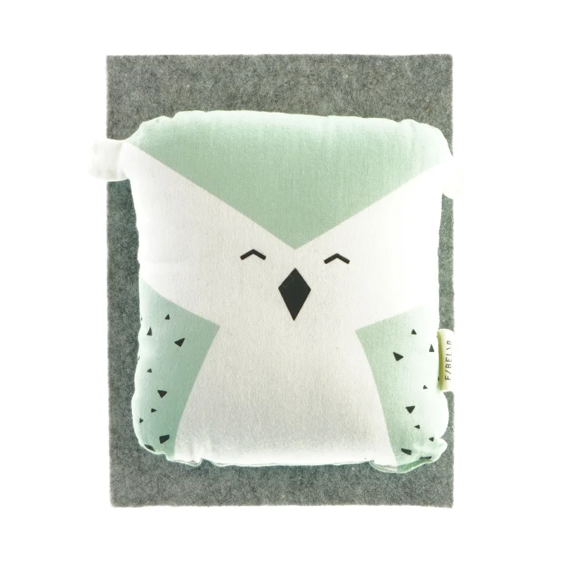 Ugle pude i mintgrøn