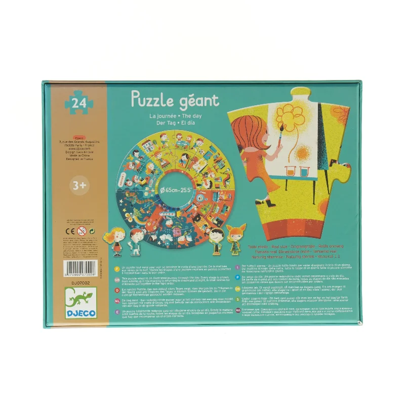 Djeco puslespil fra Djeco (str. Ø 65 cm)