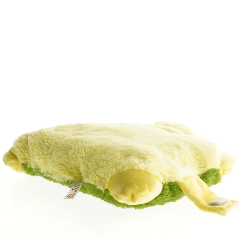 Grøn og gul bamse frø (str. 31 x 30 cm)