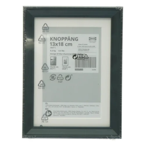 Sort billedramme fra IKEA (str. 13 x 18 cm)