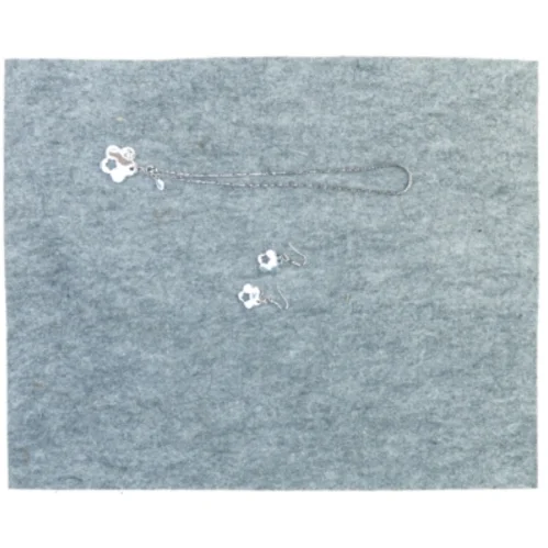 Halskæde og øreringe (str. 25 cm)