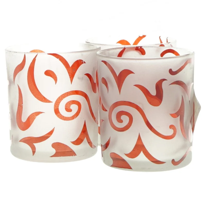 Lysestager 3 stk (str. 8 cm)