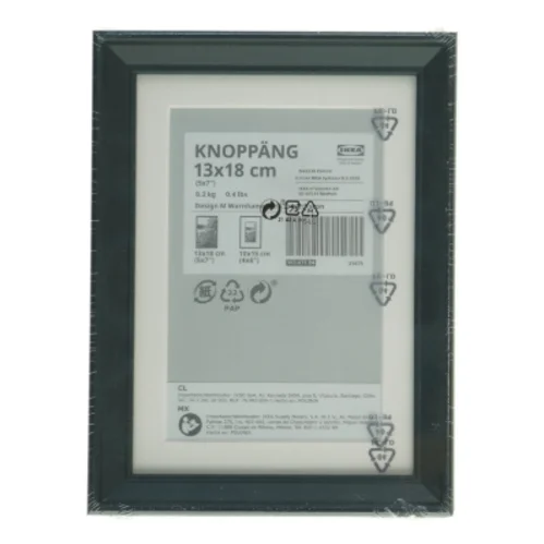 Sort billedramme fra IKEA (str. 13 x 18 cm)