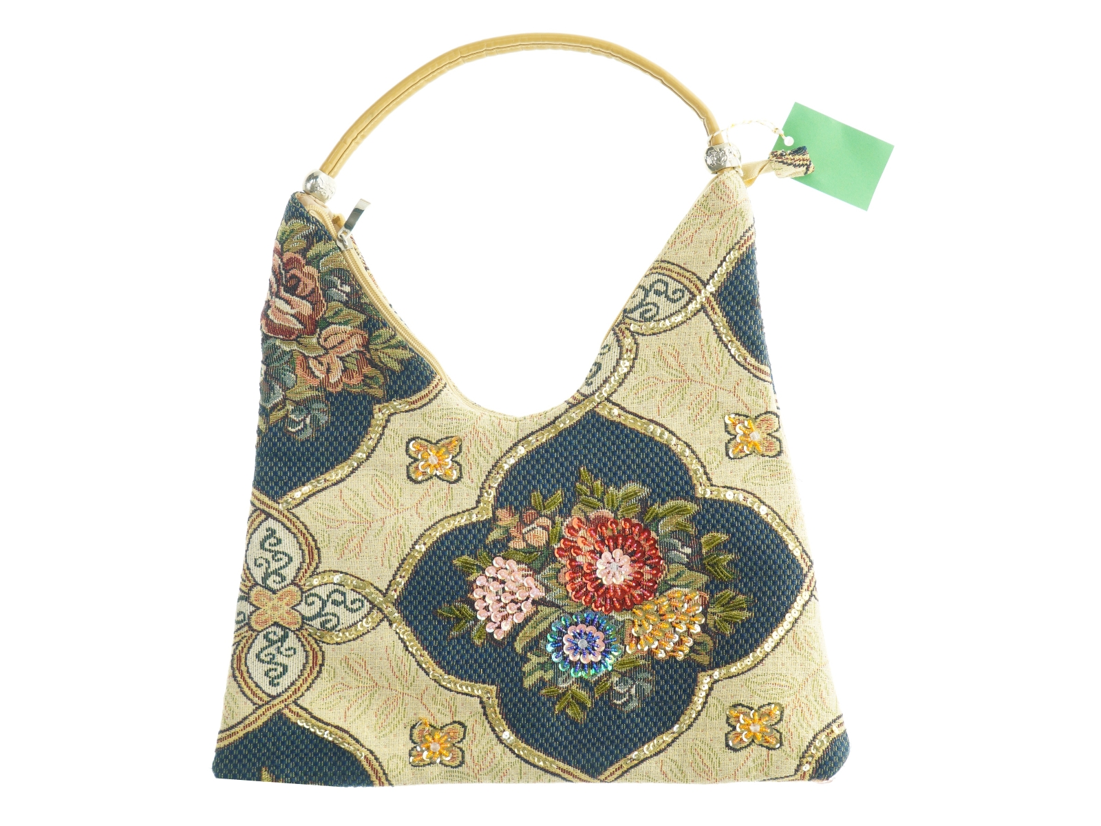 Broderet stofpose fra RSC (str. 40 x 38 cm)