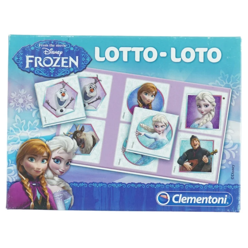Frozen lottospil fra Clementoni (str. 20 x 15 cm)