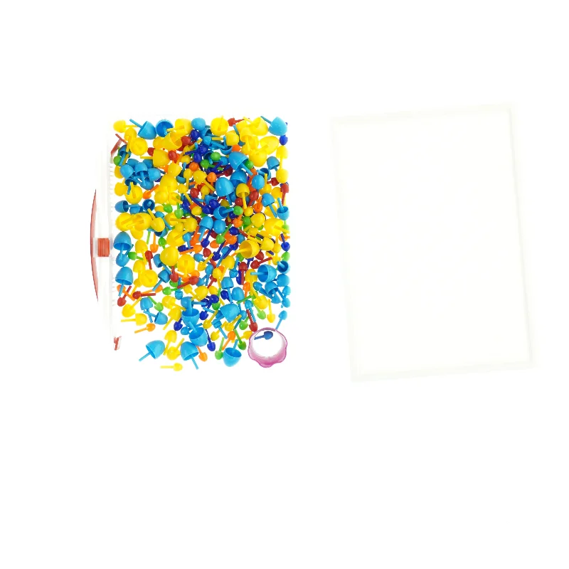 Perler i æske (str. 27 x 21 cm)