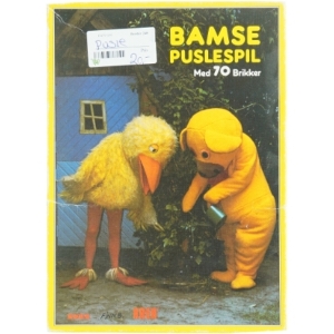 Bamse puslespil 70 brikker (str. 28 x, 20 cm)