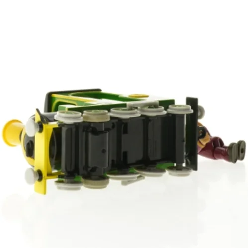 Grønt legetøjstog med figur (str. 21 x 14 x 7 cm)