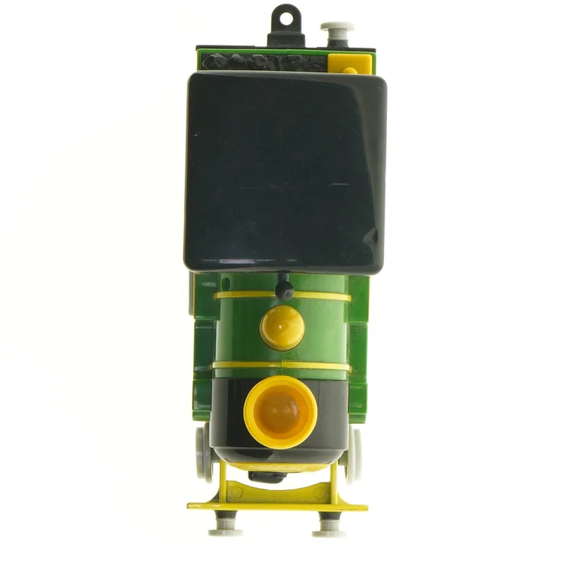 Grønt legetøjstog med figur (str. 21 x 14 x 7 cm)