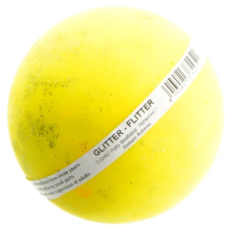 Gult stressbold (str. Ø, 9 cm)