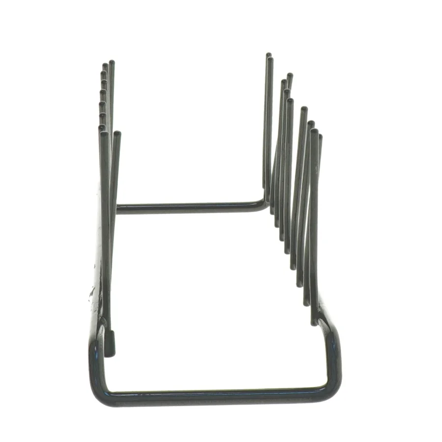 Sort tallerkenholder (str. 28x8,5 cm)