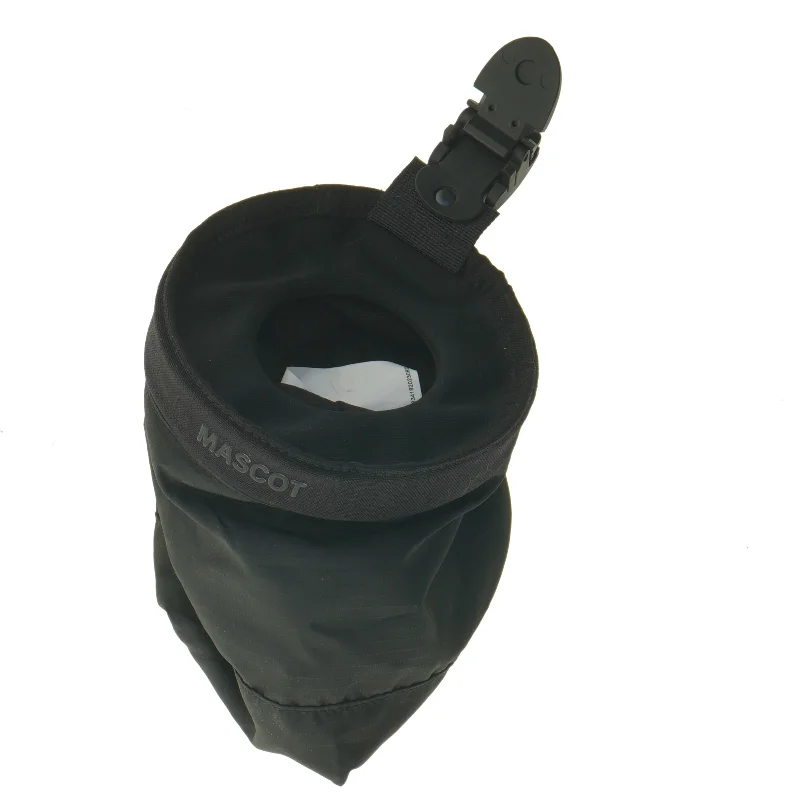 Sort vandtæt pose med clip fra Mascot (str. 16x13 cm)