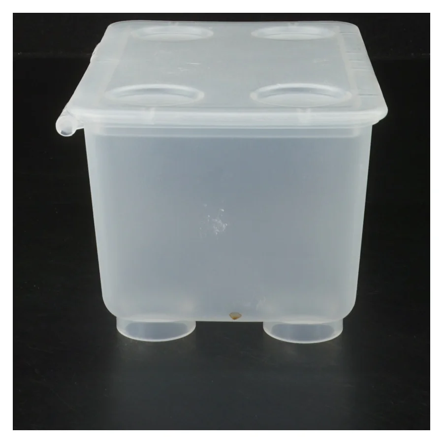 Plastikkasse med låg fra IKEA (str. 17x11x8 cm)