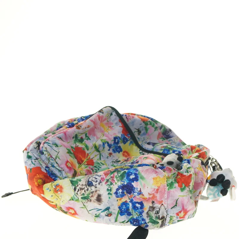 Blomstret Molo rygsæk med vedhæng (str. 43x17x34 cm)