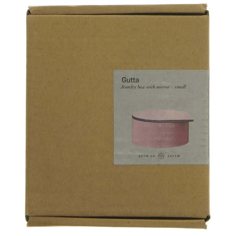 Smykkeskrin med spejl fra AYTM (str. Ø 8 cm)