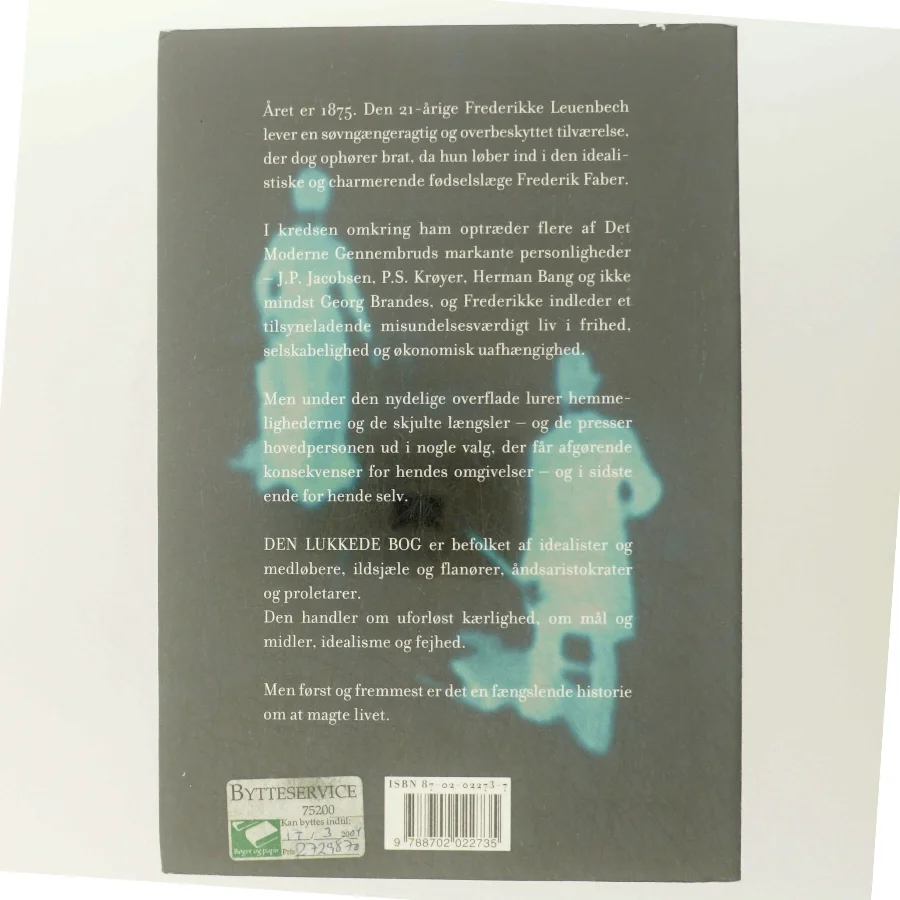 Den lukkede bog : roman af Jette A. Kaarsbøl (Bog)