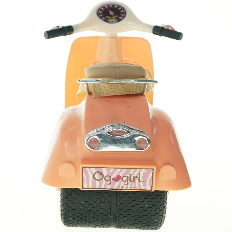 Legetøjs scooter med hjelm (str. 50 x 20 cm)