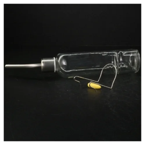 Vandflaske af glas til kaniner (str. 355 mililiter)