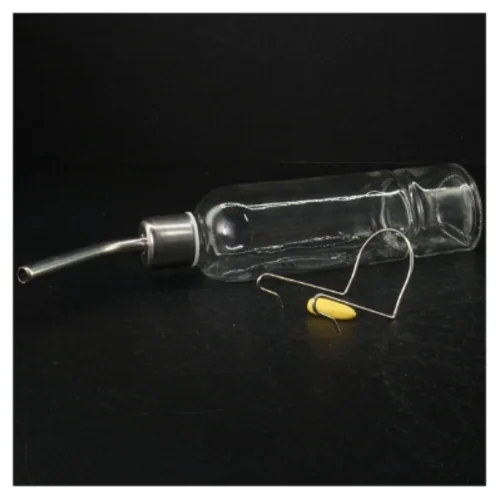 Vandflaske af glas til kaniner (str. 355 mililiter)