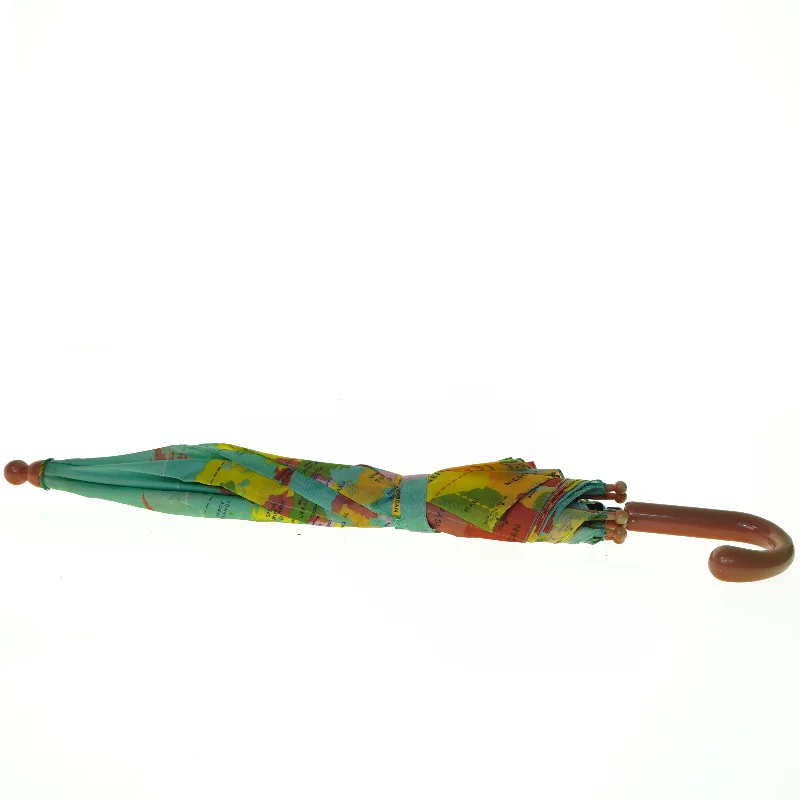 Børneparaply med verdenskort (str. 53 x 7 cm)