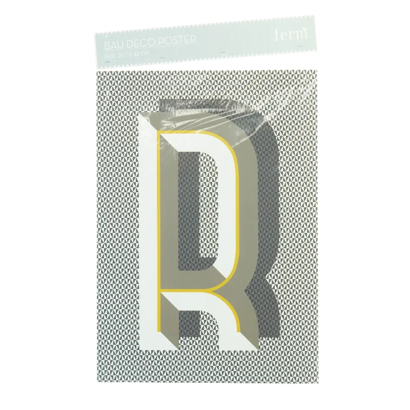 Design plakat fra Ferm, helt ny  (str. 30 x 42 cm)