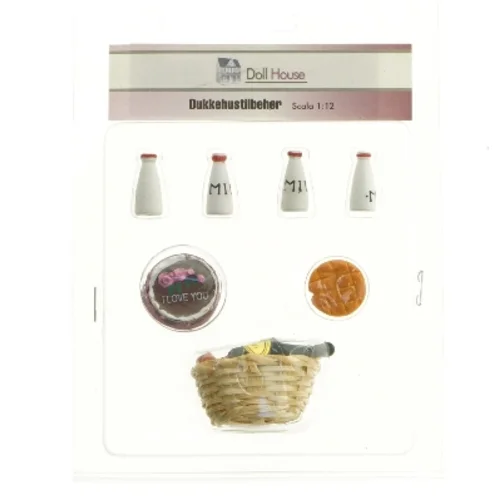 Dukkehus tilbehør sæt fra Doll House (str. 18x13 cm)