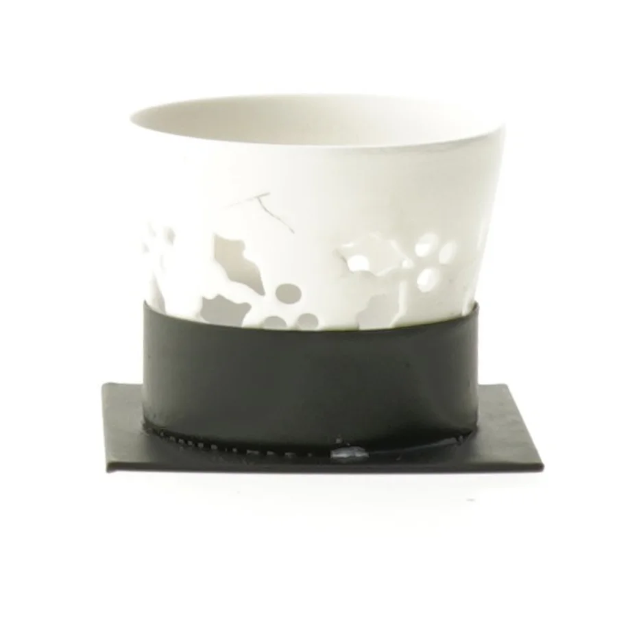 2 små lysestager fra Atmosphere (str. 6,5x6,5 cm)