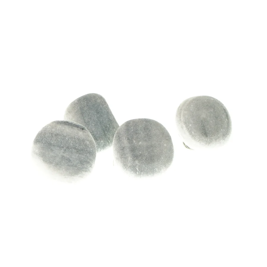 Møbelgreb af sten, 4 stk (str. Ø: 4 cm)