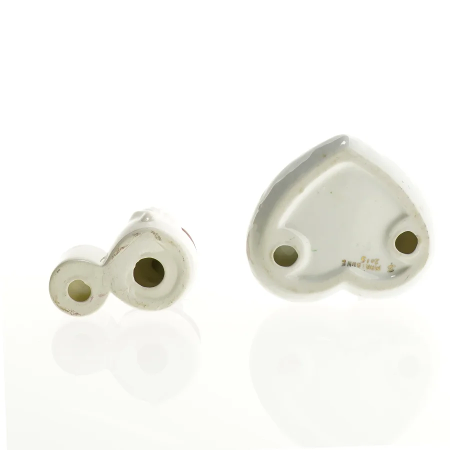 Lysestager med nisser (str. 15 x 10 cm)